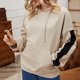 thumbnail image 4 of Sudadera con capucha de otoño para mujer, con capucha, manga larga, con cordón, bolsillo, suelta, in Abanopi Medio, 4 of 7