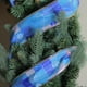 Northlight Pack de 12 Rubans d'Artisanat de Noël Câblés en Flocon de Neige Bleu et Argent - 2,5 "x 120 Yards – image 3 sur 3