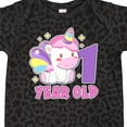 thumbnail image 4 of Inktastic 1 Year Old with Cute Unicorn Birthday Girls Baby Bodysuit, 4 of 5