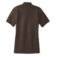 thumbnail image 6 of Mafoose Women's Comfortable Silk Touch Polo Golf Shirt Short Sleeve Coffee Bean 4XL, 6 of 7