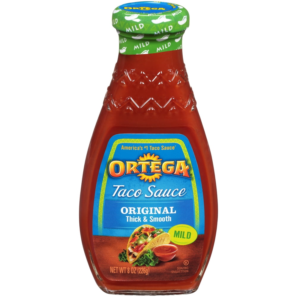 Ortega Mild Original Taco Sauce, 8 Oz Bottle