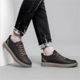 thumbnail image 6 of LASUDRAA Men's Casual Business Shoes Lace Up Soft Driving Shoes Solid Male Fall on Sale, 6 of 6