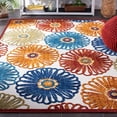 thumbnail image 5 of SAFAVIEH Cabana Aria Floral Indoor/Outdoor Area Rug, Creme/Red, 5'3" x 7'6", 5 of 19