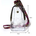 thumbnail image 2 of Bolsa transparente de PVC para la cadera de hombro con cremallera para teléfono de mano para mujer JShteea Para Estrenar, 2 of 9