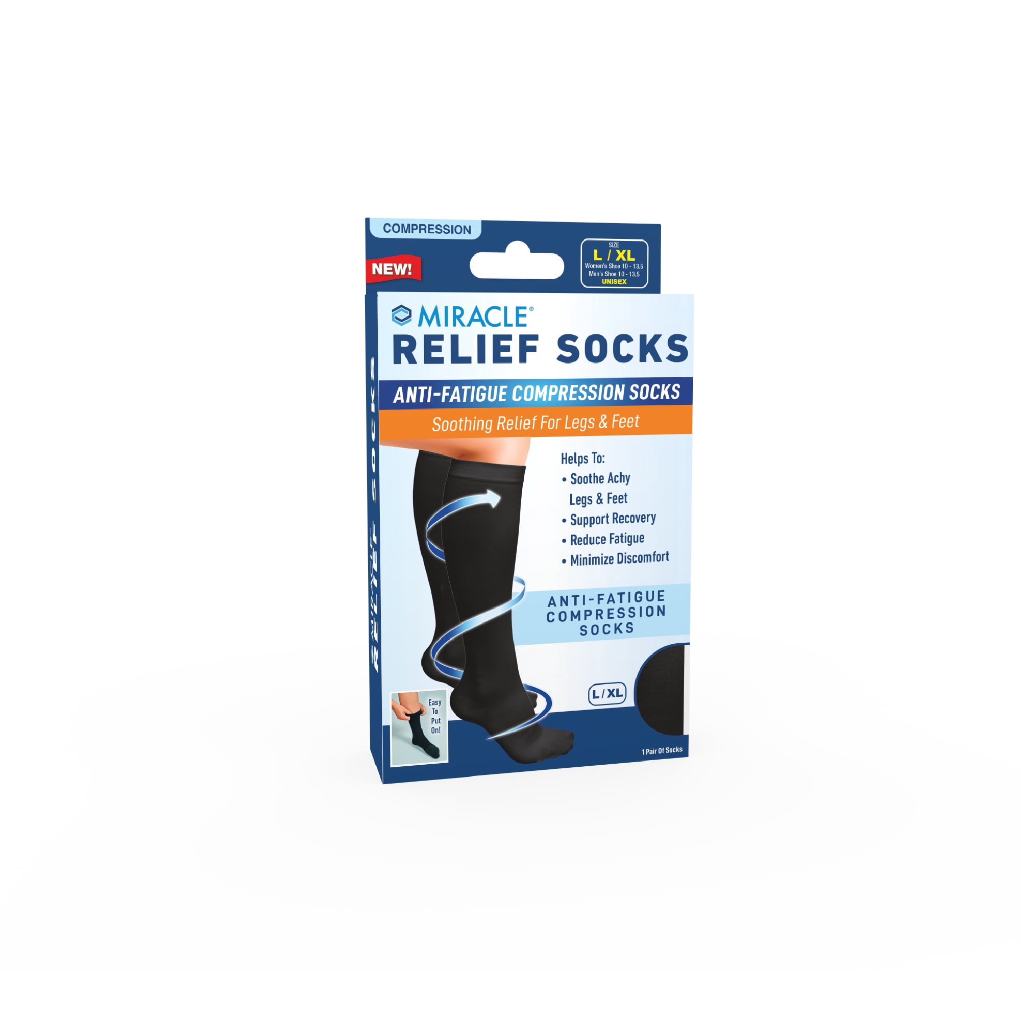 Miracle Relief Anti-Fatigue Compression Socks