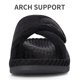 thumbnail image 3 of House Slippers Litfun ortopédicas de pana con punta abierta para mujer, 3 of 7