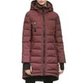 thumbnail image 1 of Orolay Women's Quilted Jacket Slim Down Jacket Outerwear Jacket Mid Length Overcoat Winered S, 1 of 6