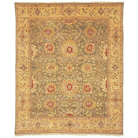 safavieh zeigler mahal collection zm20c hand-knotted ivory wool area rug  6 feet by 9 feet (6  x 9 ) safavieh oushak legacy hand-knotted birj ivory wool rug (6  x 9 )