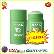 YeekTok Green Tea Clay Stick Mask Deep Cleansing Purifying Facial Natural Face Moisturizes Oil Control