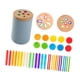 thumbnail image 4 of Juguete educativo de madera para clasificar colores, habilidades motoras, juego de emparejamiento azul, 4 of 9