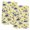 Sunburst Yellow, Indigo Blue, variant on Palm Trees Kitchen Towels Set of 2, Summer Island Ocean Waves Pattern Rustic Absorbent Dish Towels for Kitchen, Microfiber Hand Towel, Quick Drying Tea Towel for Cleaning Decorative Dishcloths