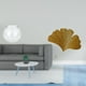 thumbnail image 2 of Acuario de escritorio,Pecera pequeña transparente,pecera,jarrón,mesa,Esculturas de pared de hojas,Esculturas de pared de hierro forjado con hojas de ginkgo,Escultura de pared con hojas de, 2 of 8
