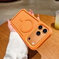 thumbnail image 5 of For iPhone 13 Pro Max Phone Case,Compatible with Mag-Safe,Crystal Transparent Back Design,3-in-1 Heavy Duty Shockproof Anti-fall Drop protection,Non-slip Rugged Anti-Scratch Phone Case,Desertgold, 5 of 10