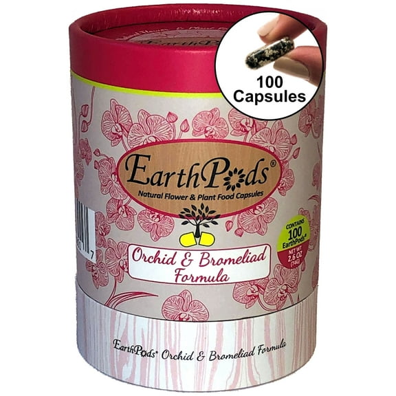 EarthPods Organic Orchid Fertilizer Spikes, with Easy Push-in Application (100 Pack)