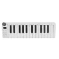 thumbnail image 1 of Controlador De Teclado MIDI, Teclado MIDI 1 Perilla Asignable Conexión Inalámbrica USB Plug And Play 25 Teclas Sensibles A La Fuerza Para Producción Musical, 1 of 7