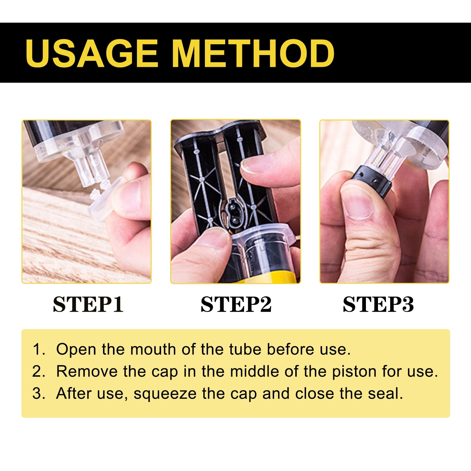 Alvantor Universal AB Super Glue Epoxy Resin Waterproof Heat Resistant Metal Crack Repair Adhesive, 0.85fl.oz