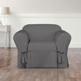thumbnail image 3 of Sure Fit Essential Twill Armchair Slipcover, 3 of 3