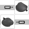 thumbnail image 4 of Unique Bargains 1 Set Car Front Rear Bumper Towing Tow Eye Hook Cover Cap Fit for Mazda 3 2014-2016 Black, 4 of 7