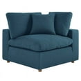 thumbnail image 3 of Modway Commix 6-Piece Down Filled Overstuffed Sectional Sofa in Azure, 3 of 5