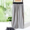 thumbnail image 5 of JIAYUE Boy's Kids Pants Full Length Lightweight Straight Leg Solid Color Pants For Summer Outdoor Play Loose Fit Casual Trousers With Pockets Breathable Daily Comfortable Wear ,9-10 Years, 5 of 5