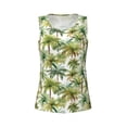 thumbnail image 4 of Gaeub Green Hawaii Palms Women's Workout Tank Tops Lightweight Sleeveless Shirts for Women for Athletic Running Tennis Yoga - Large, 4 of 9