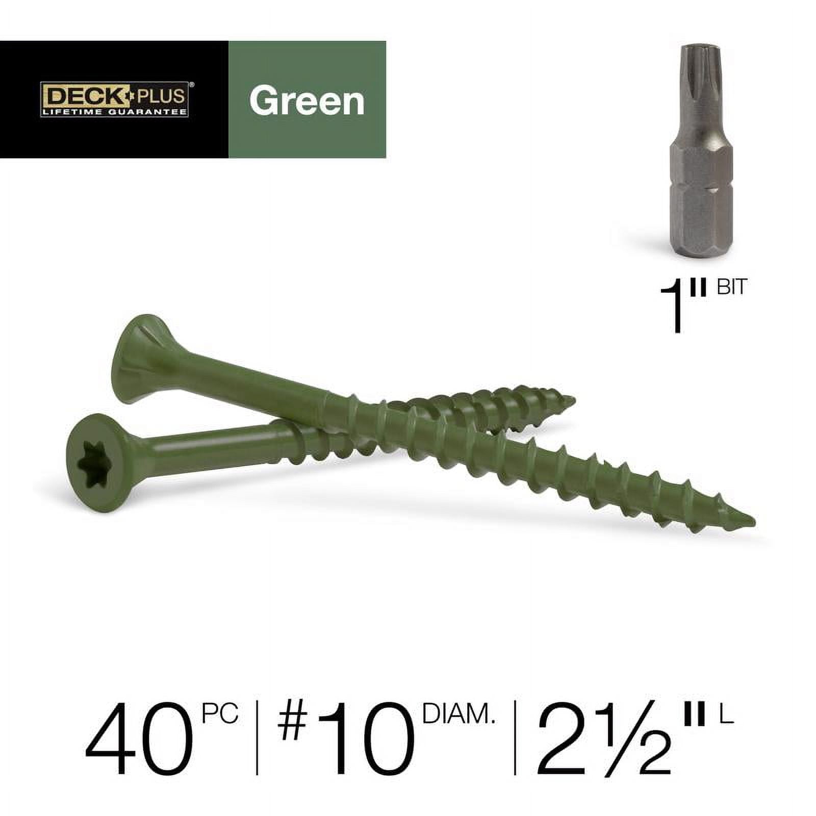 Hillman Group RSC 5022005 25 lbs 2 in. No.10 7 Deck Plus Star Flat Head Exterior Deck Screws, Tan