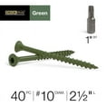 thumbnail image 4 of Hillman Fasteners 48455 No. 10 x 3 in. Tan Star Drive Composite Deck Screw, 4 of 10