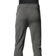 thumbnail image 5 of Mens Joggers with Zipper Pockets Casual Lightweight French Terry Active Sweatpants, 5 of 6