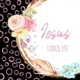 thumbnail image 3 of Murdock, Ramona 15x15 Black Modern Framed Museum Art Print Titled - Jesus Loves Me, 3 of 5
