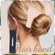 thumbnail image 1 of Diadema de flores de donut con estampado coreano de banda para el cabello Retro francesa ligera 2 uds Wmkox8yii fajkfhkj3927, 1 of 2