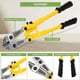 thumbnail image 3 of Heavy Duty Bolt Cutters - 14" Stainless Steel Bolt Cutters with Ergonomic Rubber Handles, Strong Bolt Cutters for Cutting Fences, Machinery Bolts, Cha, 3 of 5