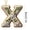 X, variant on JeashCHAT Christmas Initial Ornaments, Personalized DIY 26 Letters Christmas Tree Decoration Pendant, Acrylic Initial Shape Xmas Tree Hanging Decor Christmas Gifts
