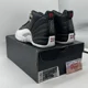 thumbnail image 4 of Ni - ke Size 4.5 - Jordan 12 Retro Mid Playoff Black White Leather (153265-006), 4 of 5