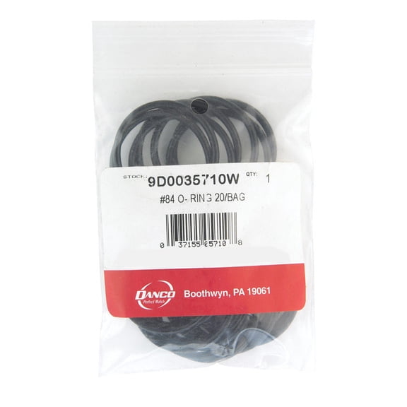 Danco 1-7/16 in. D X 1-1/4 in. D Rubber O-Ring 20 pk