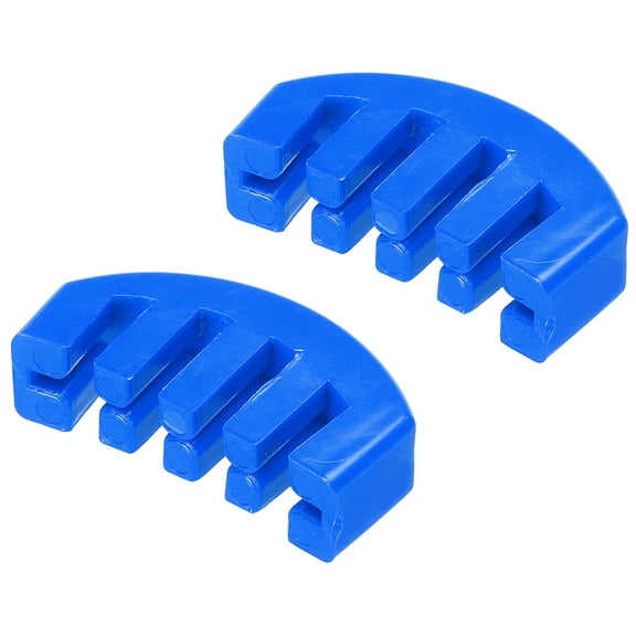 4/4 Violin Practice Mute Violin Silence Rubber Violin Mute Blue for Fiddle 4/4 Violin Volume Control, Pack of 2