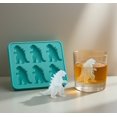 thumbnail image 2 of Dinosaur Shaped Ice Cube Mold Ice Cube Tableware 6 Grids Silicone Kitchen Bar, 2 of 4