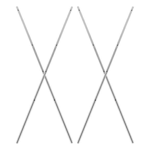 Topbathy Foosball Accessory Football Table Operation Rod Silver Iron 4Pcs for Fan Gear