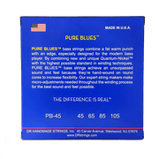 DR Strings PB-45 Pure Blues Bass Guitar Strings 45-105