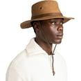 thumbnail image 3 of Tilley Waxed Rugged Fedora Color: British Tan, Size: S, 3 of 6