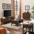 thumbnail image 2 of Premium MDF TV stand with solid wood legs for 65 inch TV in living room offering sturdy construction and ample storage, 2 of 6