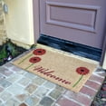 thumbnail image 4 of Rubber-Cal Field of Red Daisies – A Welcome Flower Mat 15mm 18" X 30", 4 of 6