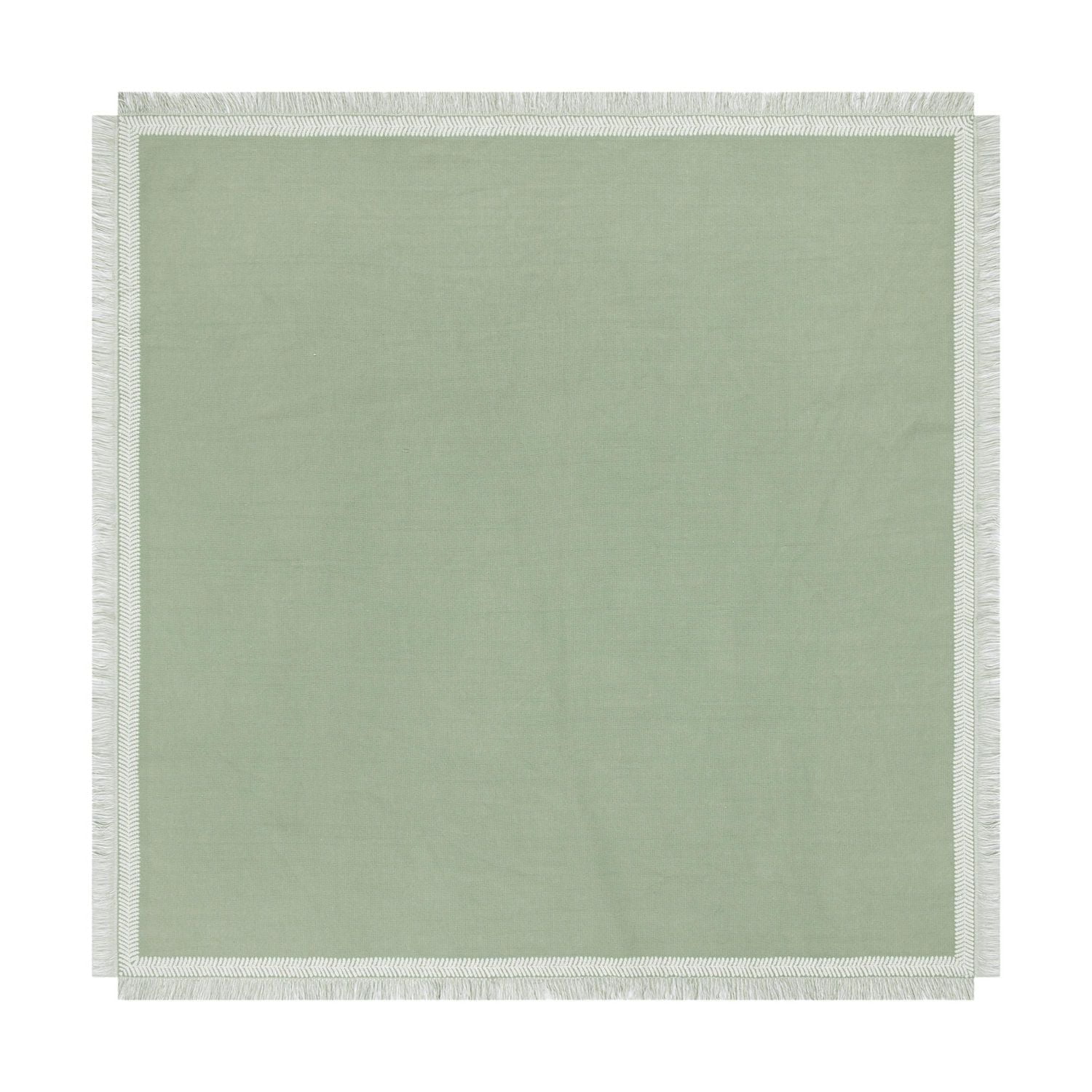 Jeté de table Mainstays Global - 50" x 50" - Vert - 100 % coton