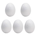 thumbnail image 1 of Huevos de espuma Huevos de Pascua Sin pintar Lisos para manualidades Huevos de imitación Huevos de poliestireno para 5 piezas 143 x 101 cm, 1 of 9