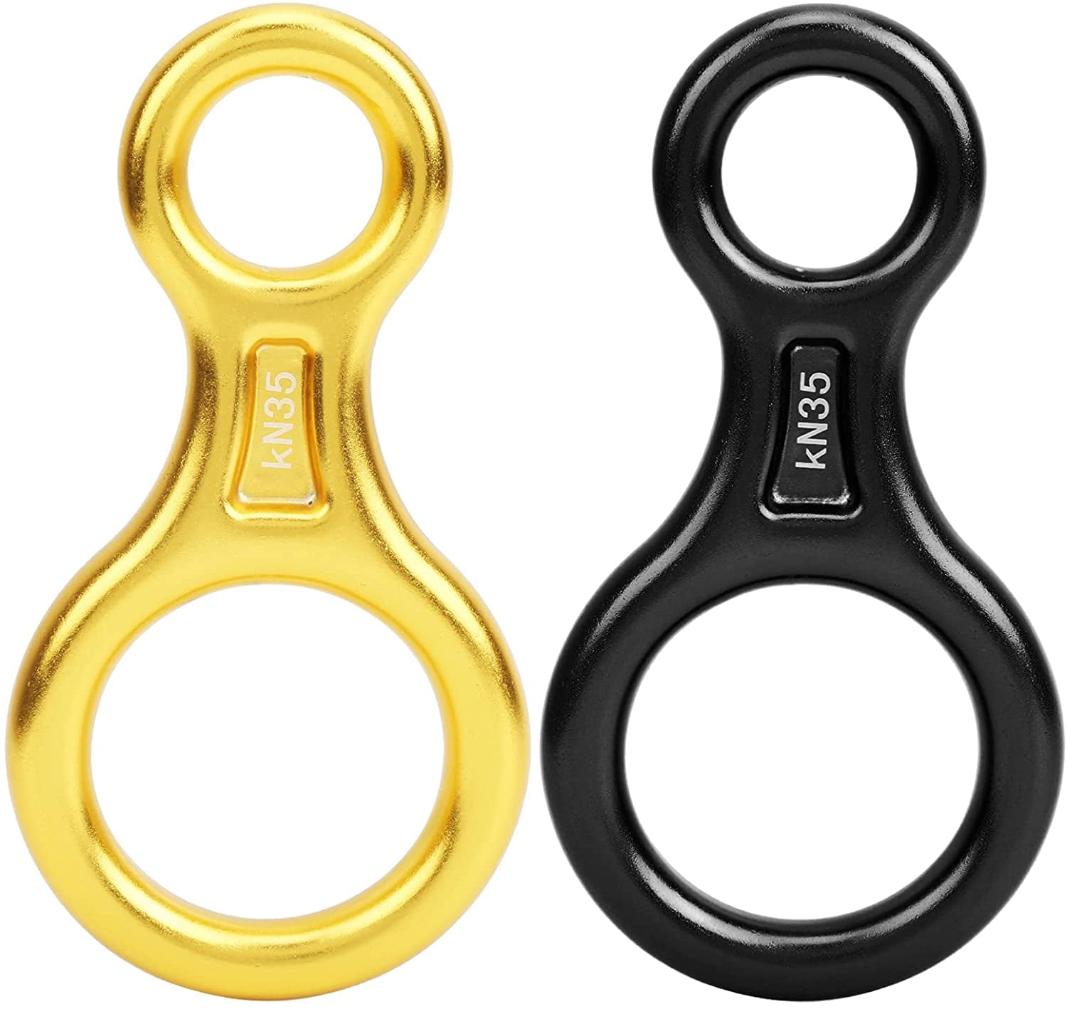 Details about   Climbing 35KN Figure 8 Descender Downhill Equipment Alloy Rigging Plate 