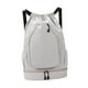 thumbnail image 3 of Mochila deportiva para baloncesto, equipo con compartimento para zapatos, mochila de tenis, bolsa para raqueta de bádminton, para acampar, para hombre Gris, 3 of 8