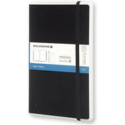 Moleskine Paper Tablet Hard Cover Smart Notebook, Dotted, Large (5" x 8.25") Black - Compatible w/ Moleskine Pen+