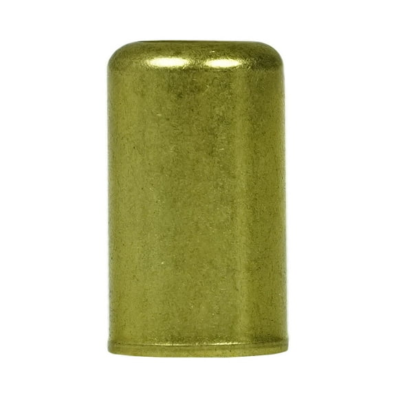 Brass Ferrule 9/16" Outer Diameter 3/8" Inner Diameter Smooth Crimp Design 32556