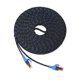 thumbnail image 1 of Matsuzay 10Gbps Cat7 Red LAN PVC plano Internet Cable Ethernet Cable Línea alámbrica PC Enrutador inalámbrico NAS Cables de audio/vídeo TYPE4 15M, 1 of 6
