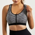 thumbnail image 4 of asdoklhq Sports Bras for Women,Zip Front Sports Bra Post-Surgery Bra Active Yoga Sports Bras, 4 of 6
