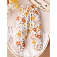 thumbnail image 4 of NZRVAWS 6 Months Infant Baby Girls Pants 9 Months Girls Floral Pants Yellow, 4 of 6